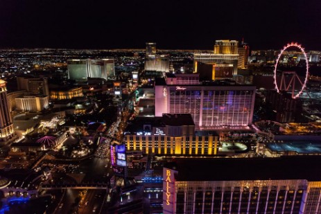 Blick vom Eifelturm in Las Vegas